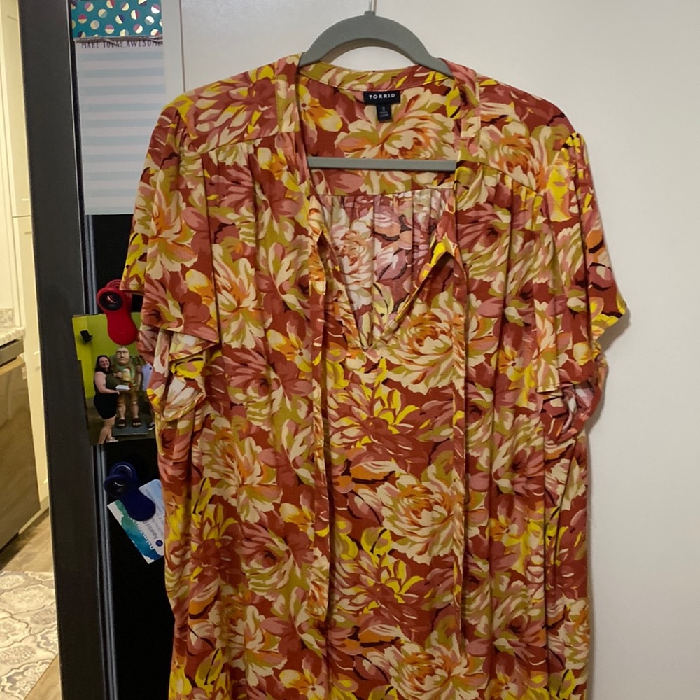 Beautiful fall blouse